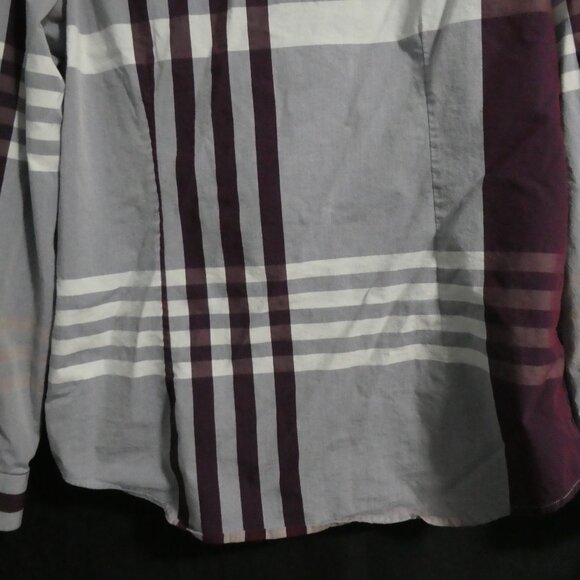 7 DIAMONDS PREMIUM | medium | Plaid Button-Up Closure Casual Shirt W/ Pocket - Picture 14 of 15